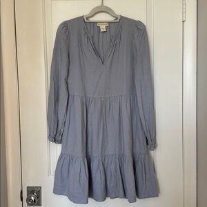 Cynthia Rowley Blue Long Sleeve Dress